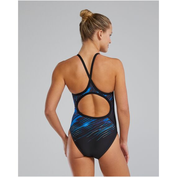 TYR Strój pływacki W DE DIAMONDFIT CY, Kolor: czarny, Rozmiar: 36, 2 zdjęcie