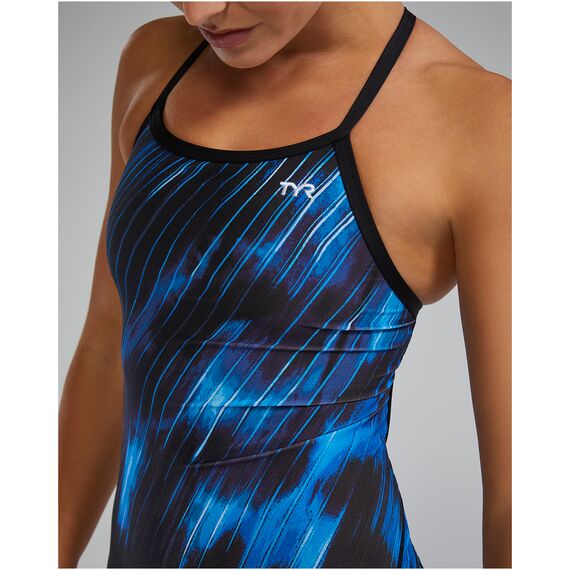 TYR Strój pływacki W DE DIAMONDFIT CY, Kolor: czarny, Rozmiar: 30, 6 zdjęcie