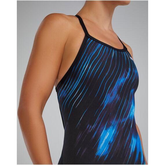 TYR Strój pływacki W DE DIAMONDFIT CY, Kolor: czarny, Rozmiar: 32, 8 zdjęcie