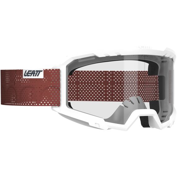 LEATT Gogle rowerowe Goggle Vizion 2.0 MTB, Kolor: biały, Rozmiar: one size