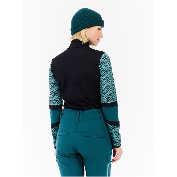 PROTEST Bluzka z długim rękawem z zamkiem 1/4 damska PRTNynke niebieska, Kolor: niebieski, Rozmiar: L, 2 zdjęcie