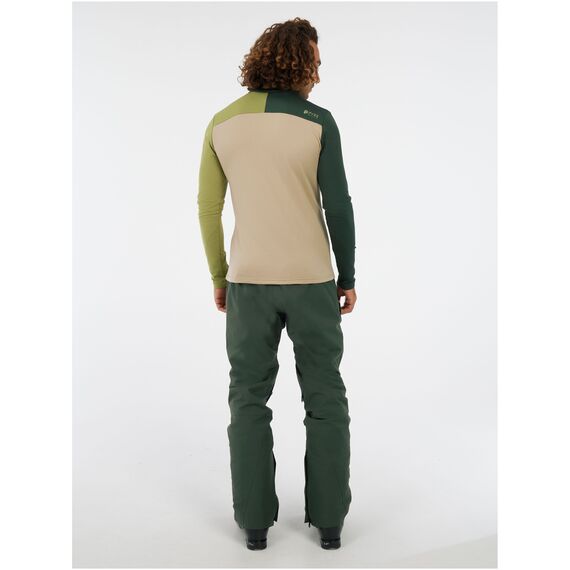 PROTEST Bluzka z długim rękawem zapinana na zamek 1/4 męska Prtdraw zielona, Kolor: zielony, Rozmiar: XL, 4 zdjęcie