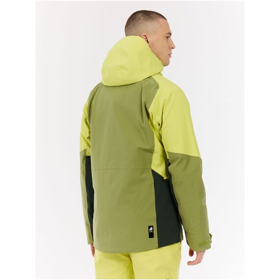 PROTEST Kurtka narciarska/snowboardowa z kapturem zapinana na zamek męska PrtThrow zielona, Kolor: zielony, Rozmiar: M, 2 zdjęcie