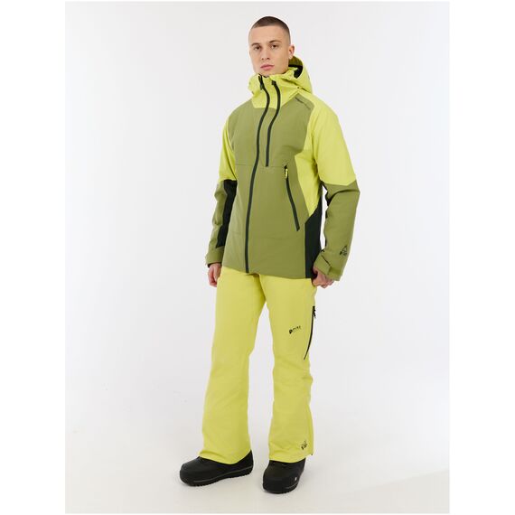 PROTEST Kurtka narciarska/snowboardowa z kapturem zapinana na zamek męska PrtThrow zielona, Kolor: zielony, Rozmiar: M, 3 zdjęcie