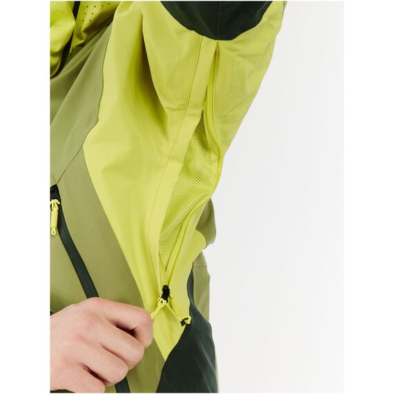 PROTEST Kurtka narciarska/snowboardowa z kapturem zapinana na zamek męska PrtThrow zielona, Kolor: zielony, Rozmiar: XL, 7 zdjęcie