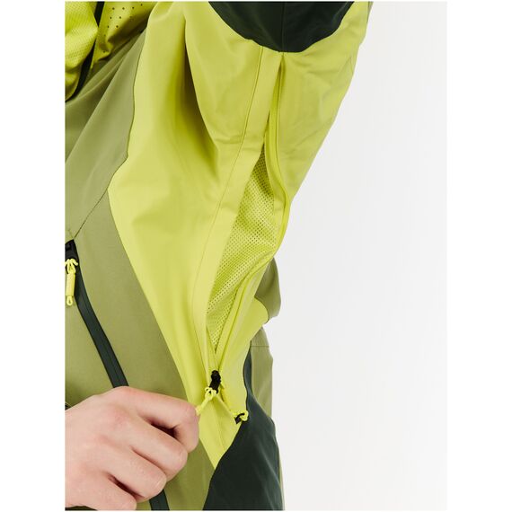 PROTEST Kurtka narciarska/snowboardowa z kapturem zapinana na zamek męska PrtThrow zielona, Kolor: zielony, Rozmiar: M, 7 zdjęcie