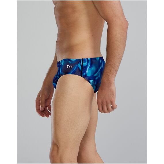 TYR Spodenki pływackie M DE BRIEF WAV, Kolor: czarny, Rozmiar: 38, 3 zdjęcie