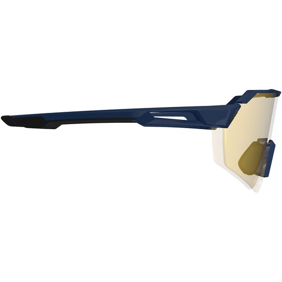 LEATT Okulary rowerowe RideViz Lite Iriz Cryztal (small), Kolor: niebieski, Rozmiar: one size, 4 zdjęcie