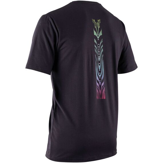 LEATT Koszulka T-Shirt Core, Kolor: czarny, Rozmiar: L, 2 zdjęcie