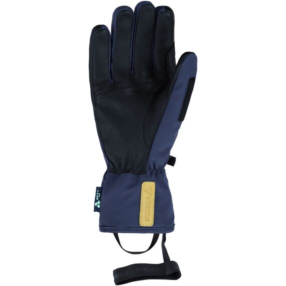 VIKING Rękawice narciarskie dla dorosłych Norvik Pro Pipe granatowe z beżową skórą, Kolor: granatowy, Rozmiar: 6, 2 zdjęcie