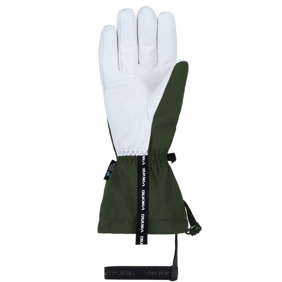 VIKING Rękawice narciarskie męskie Sven zielone z białą skórą, Kolor: zielony, Rozmiar: 7, 2 zdjęcie