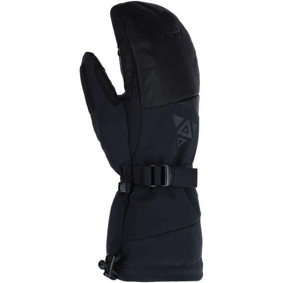 VIKING Rękawice freeride'owe dla dorosłych Norvik Pro Mitten czarne ze skórą, Kolor: czarny, Rozmiar: 6