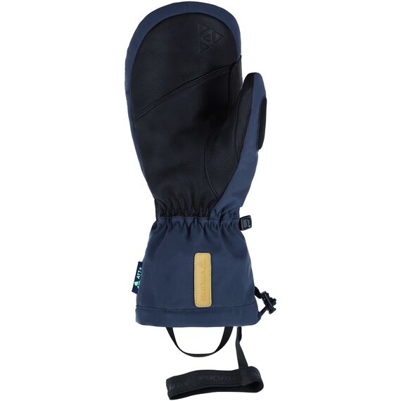 VIKING Rękawice freeride'owe dla dorosłych Norvik Pro Mitten granatowe z beżową skórą, Kolor: granatowy, Rozmiar: 7, 2 zdjęcie