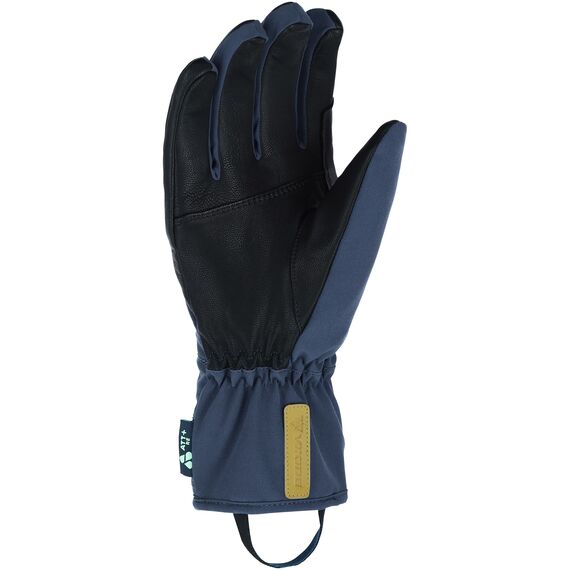 VIKING Rękawice narciarskie damskie Norvika Pro Ski Lady granatowe z beżową skórą, Kolor: granatowy, Rozmiar: 8, 2 zdjęcie