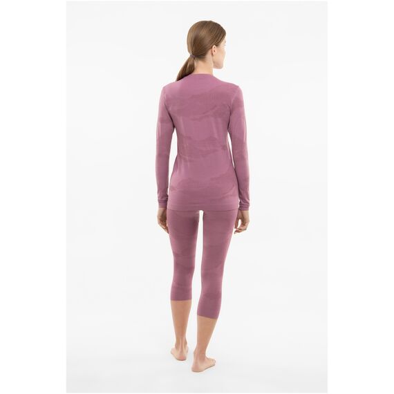 VIKING Bielizna damska Gasher Lady Set 3/4 Merino różowa zestaw, Kolor: różowy, Rozmiar: XXL, 2 zdjęcie