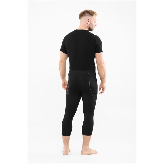 VIKING Bielizna męska Eiger 2.0 Pants 3/4 Bamboo czarno-szara spodnie, Kolor: czarny, Rozmiar: XXL, 2 zdjęcie
