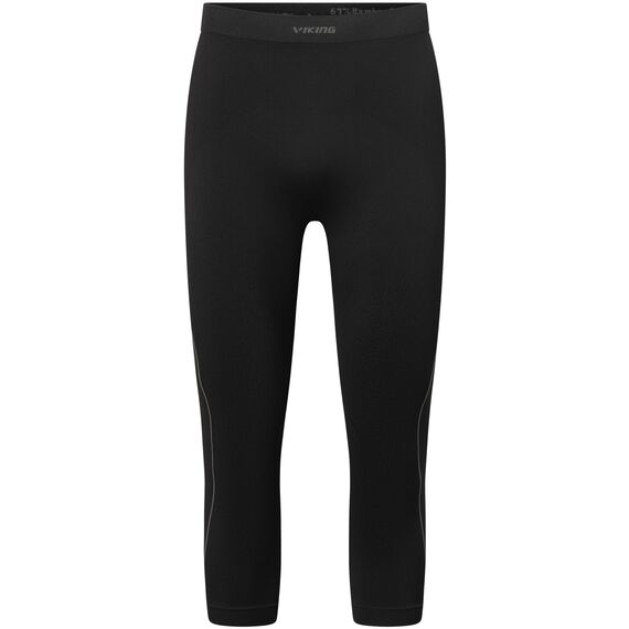 VIKING Bielizna męska Eiger 2.0 Pants 3/4 Bamboo czarno-szara spodnie, Kolor: czarny, Rozmiar: M, 7 zdjęcie