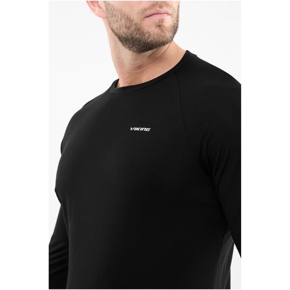 VIKING Longsleeve męski Andali Man Merino czarny, Kolor: czarny, Rozmiar: XXL, 4 zdjęcie