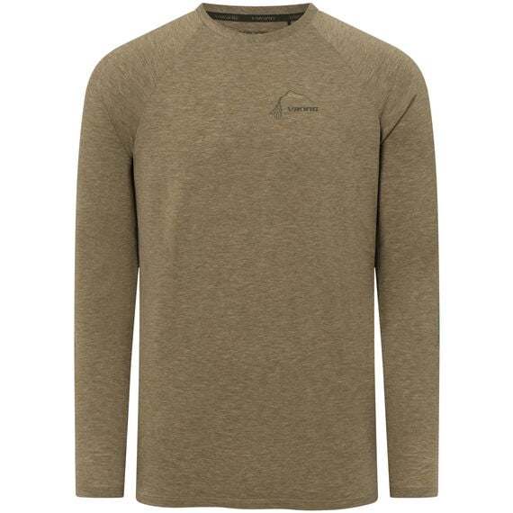 VIKING Longsleeve męski Andali Man Merino zielony, Kolor: khaki, Rozmiar: S, 7 zdjęcie