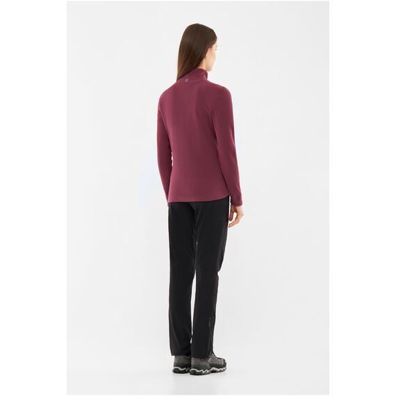 VIKING Bluza damska Tesero Lady Polartec bordowa, Kolor: fioletowy, Rozmiar: XL, 2 zdjęcie