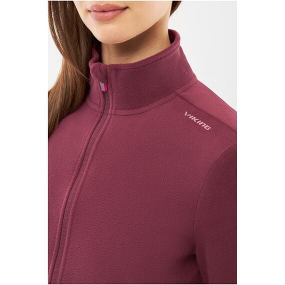 VIKING Bluza damska Tesero Lady Polartec bordowa, Kolor: fioletowy, Rozmiar: M, 4 zdjęcie