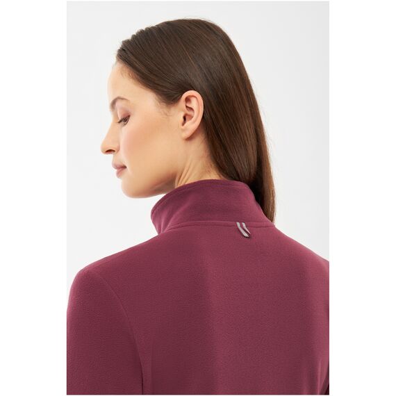 VIKING Bluza damska Tesero Lady Polartec bordowa, Kolor: fioletowy, Rozmiar: S, 5 zdjęcie