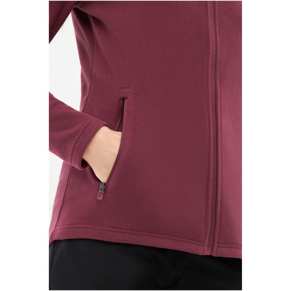 VIKING Bluza damska Tesero Lady Polartec bordowa, Kolor: fioletowy, Rozmiar: L, 6 zdjęcie