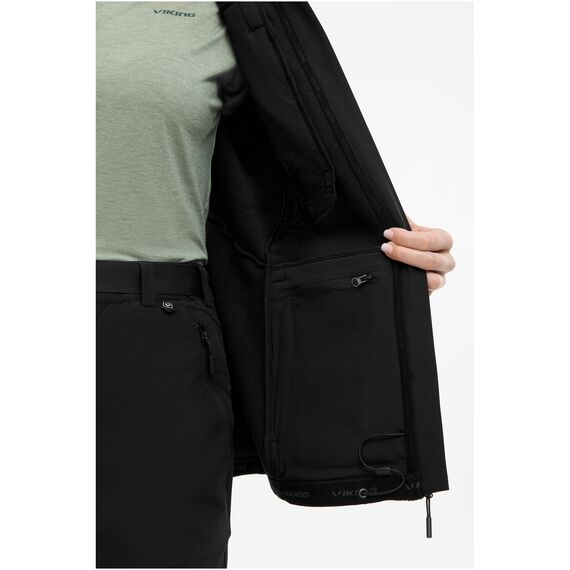 VIKING Bluza damska Migano Lady Polartec czarna, Kolor: czarny, Rozmiar: XL, 6 zdjęcie