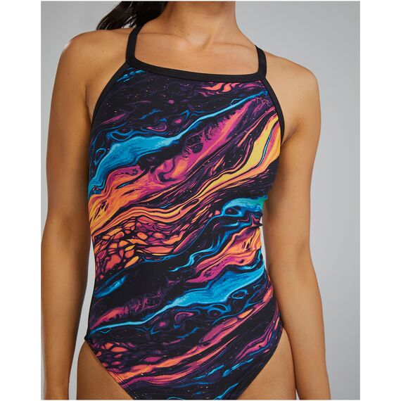 TYR Strój pływacki W DIAMONDFIT, Kolor: czarny, Rozmiar: 36, 6 zdjęcie