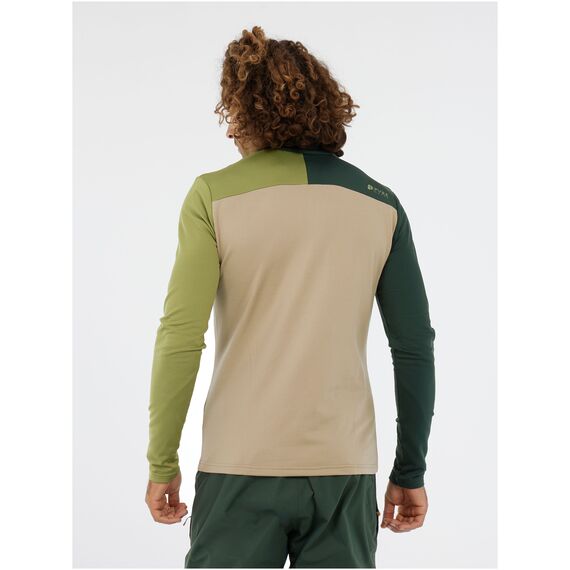 PROTEST Bluzka z długim rękawem zapinana na zamek 1/4 męska Prtdraw zielona, Kolor: zielony, Rozmiar: L, 2 zdjęcie