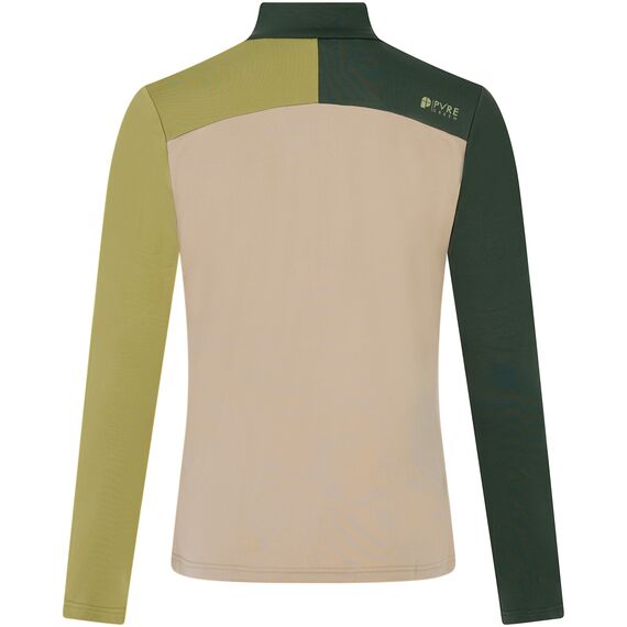 PROTEST Bluzka z długim rękawem zapinana na zamek 1/4 męska Prtdraw zielona, Kolor: zielony, Rozmiar: L, 6 zdjęcie