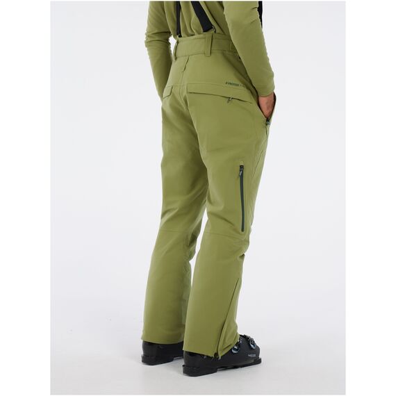 PROTEST Spodnie narciarskie/snowboardowe z szelkami męskie Prtmikado zielone, Kolor: zielony, Rozmiar: XL, 2 zdjęcie