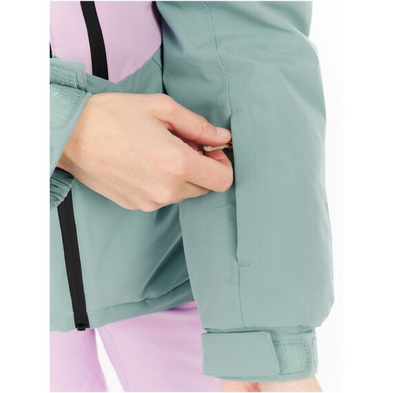 PROTEST Kurtka narciarska/snowboardowa z kapturem zapinana na zamek damska PRTSalut niebieska, Kolor: niebieski, Rozmiar: S, 6 zdjęcie