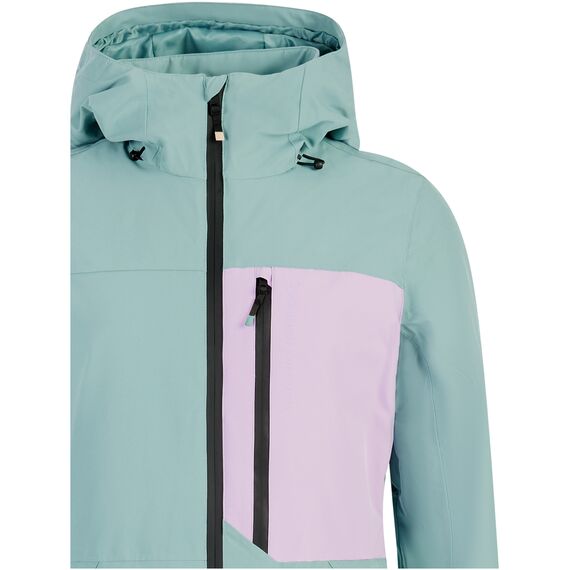 PROTEST Kurtka narciarska/snowboardowa z kapturem zapinana na zamek damska PRTSalut niebieska, Kolor: niebieski, Rozmiar: M, 9 zdjęcie