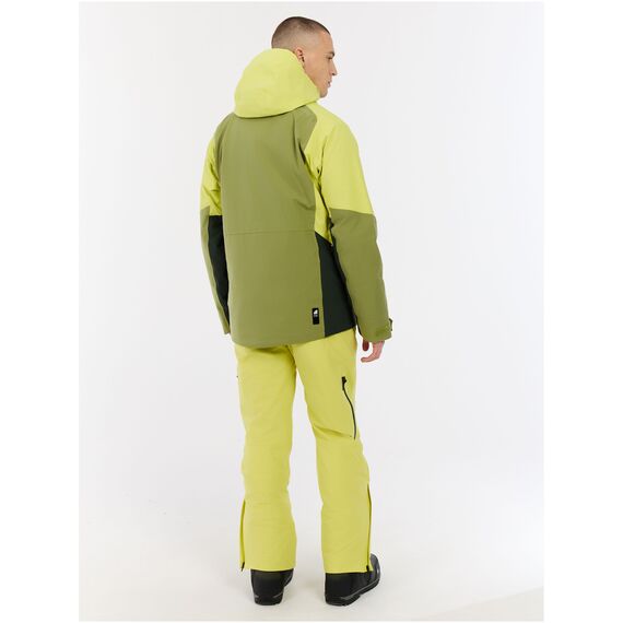 PROTEST Kurtka narciarska/snowboardowa z kapturem zapinana na zamek męska PrtThrow zielona, Kolor: zielony, Rozmiar: L, 4 zdjęcie