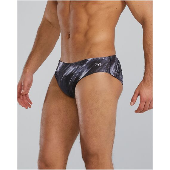 TYR Spodenki pływackie M DE BRIEF CYC, Kolor: czarny, Rozmiar: 32, 3 zdjęcie