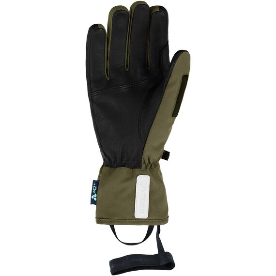 VIKING Rękawice narciarskie dla dorosłych Norvik Pro Pipe khaki z białą skórą, Kolor: khaki, Rozmiar: 9, 2 zdjęcie