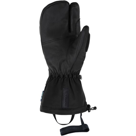 VIKING Rękawice freeride'owe dla dorosłych Norvik Pro Lobster czarne ze skórą, Kolor: czarny, Rozmiar: 9, 2 zdjęcie