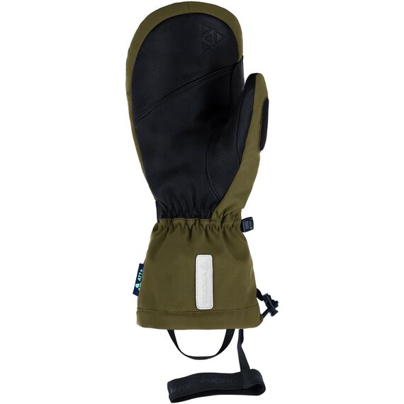 VIKING Rękawice freeride'owe dla dorosłych Norvik Pro Mitten khaki z białą skórą, Kolor: khaki, Rozmiar: 8, 2 zdjęcie