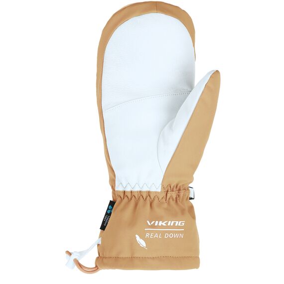 VIKING Rękawice narciarskie damskie Ogama puchowe jednopalczaste brzoskwiniowe, Kolor: różowy, Rozmiar: 8, 2 zdjęcie