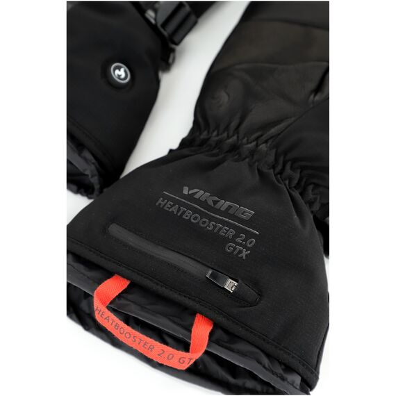 VIKING Rękawice narciarskie dla dorosłych Heatbooster 2.0 GTX z ogrzewaniem czarne, Kolor: czarny, Rozmiar: 6, 7 zdjęcie