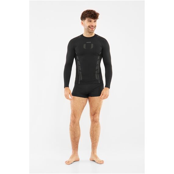 VIKING Bielizna męska Eiger 2.0 Man Boxers Bamboo czarno-szara zestaw, Kolor: czarny, Rozmiar: XXL