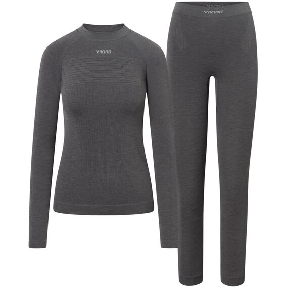 VIKING Bielizna damska Tende Lady Set PrimaLoft Cashmere szara, Kolor: szary, Rozmiar: XXL, 7 zdjęcie