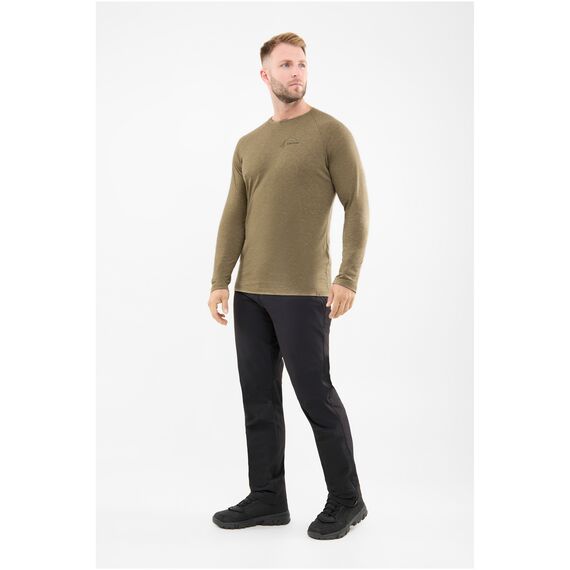 VIKING Longsleeve męski Andali Man Merino zielony, Kolor: khaki, Rozmiar: M, 3 zdjęcie