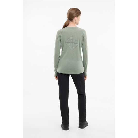 VIKING Longsleeve damski Andali Lady Merino zielony, Kolor: zielony, Rozmiar: S, 2 zdjęcie