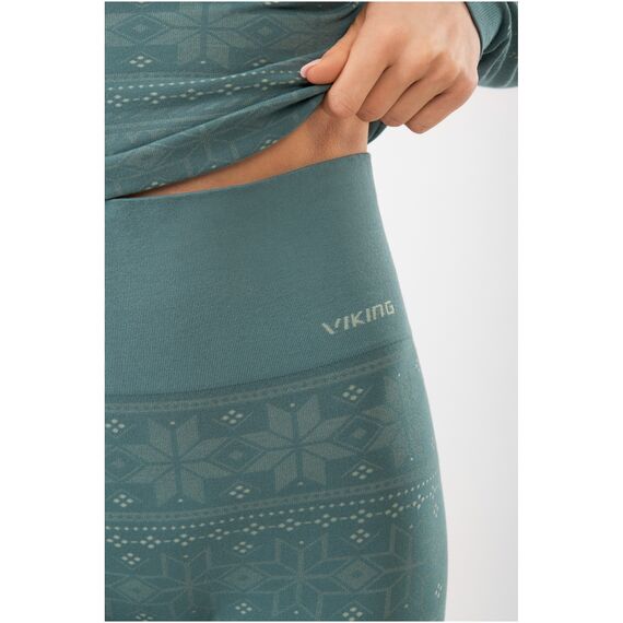 VIKING Bielizna damska Sigrid Lady Set Bamboo zielona zestaw, Kolor: zielony, Rozmiar: S, 5 zdjęcie