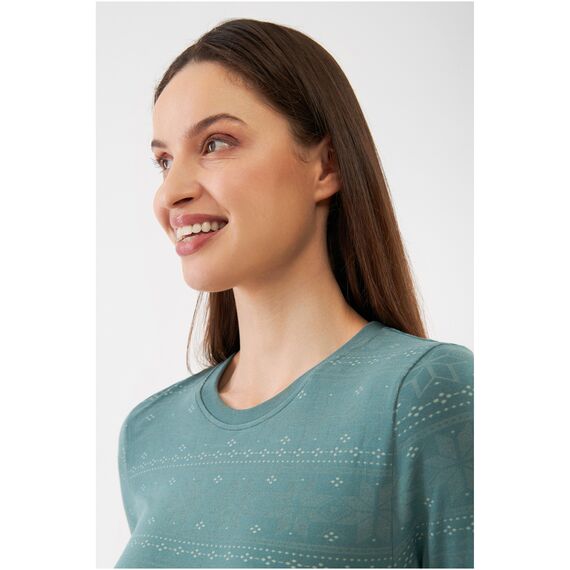 VIKING Bielizna damska Sigrid Lady Set Bamboo zielona zestaw, Kolor: zielony, Rozmiar: L, 6 zdjęcie