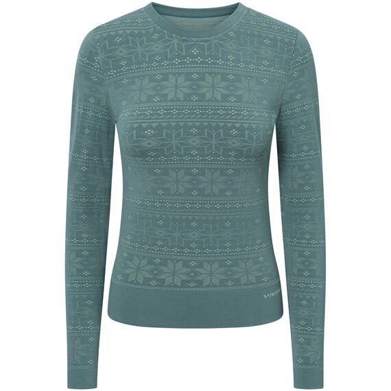 VIKING Bielizna damska Sigrid Lady Set Bamboo zielona zestaw, Kolor: zielony, Rozmiar: XL, 8 zdjęcie