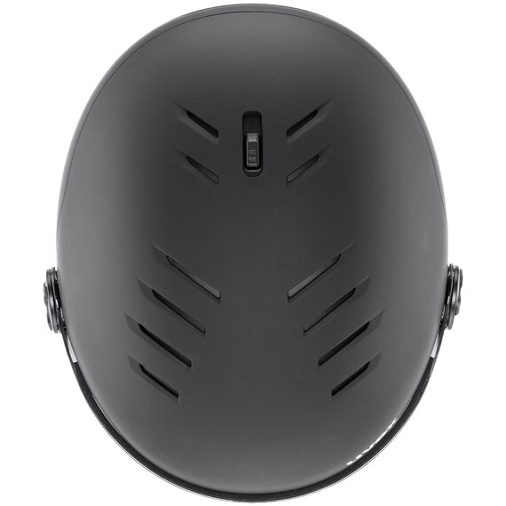 UVEX Kask narciarski Wanted Visor pro V, Kolor: czarny, Rozmiar: 58-61, 3 zdjęcie