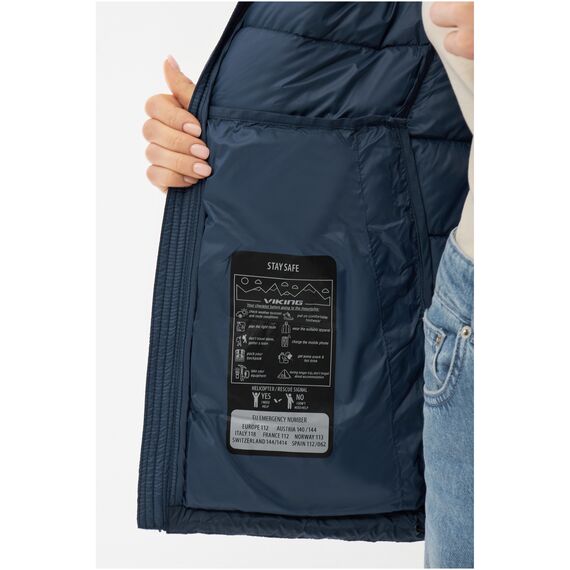 VIKING Kurtka puchowa damska Rovi granatowa, Kolor: granatowy, Rozmiar: XL, 6 zdjęcie